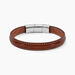Bracelet Jourdan Rupert Cuir Marron - Bracelets Homme | Histoire d’Or