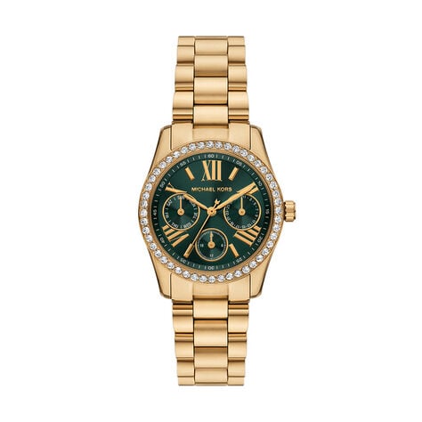 Montre Michael Kors Lexington Lux Vert - Montres Femme | Histoire d&rsquo;Or