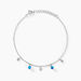 Bracelet Adiva Argent Blanc Turquoise - Bracelets Femme | Histoire d’Or