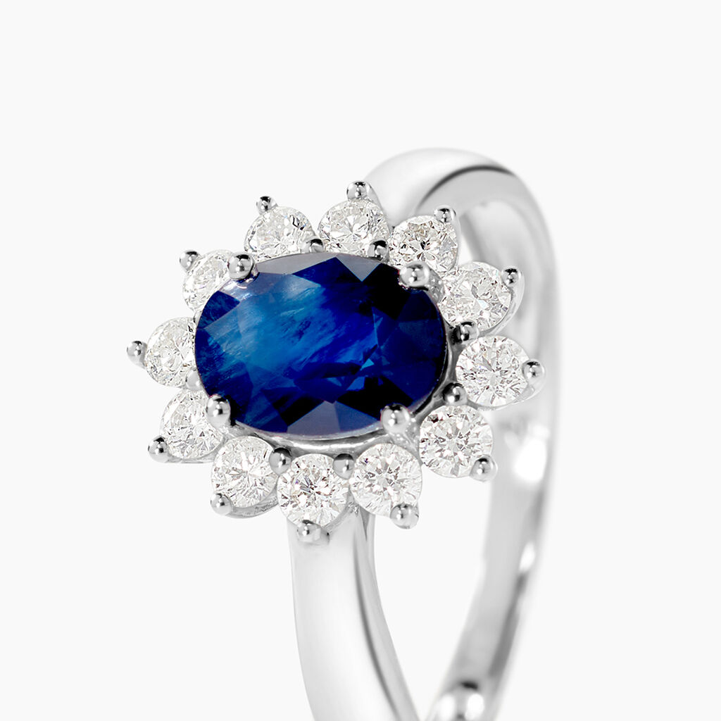 Bague Vladimir Or Jaune Saphir - Bagues solitaires Femme | Histoire d&rsquo;Or