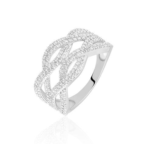 Bague Ireneo Argent Blanc Oxyde De Zirconium - Bagues avec pierre Femme | Histoire d’Or