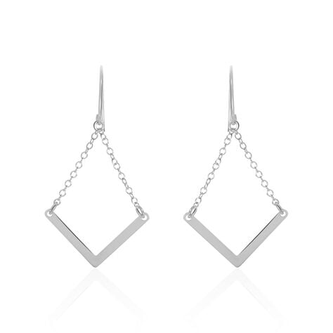 Boucles D'oreilles Argent Blanc  Lakia - Boucles d'oreilles fantaisie Femme | Histoire d’Or