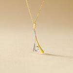 Collier Formev Or Bicolore Oxyde De Zirconium - Colliers Femme | Histoire d&rsquo;Or