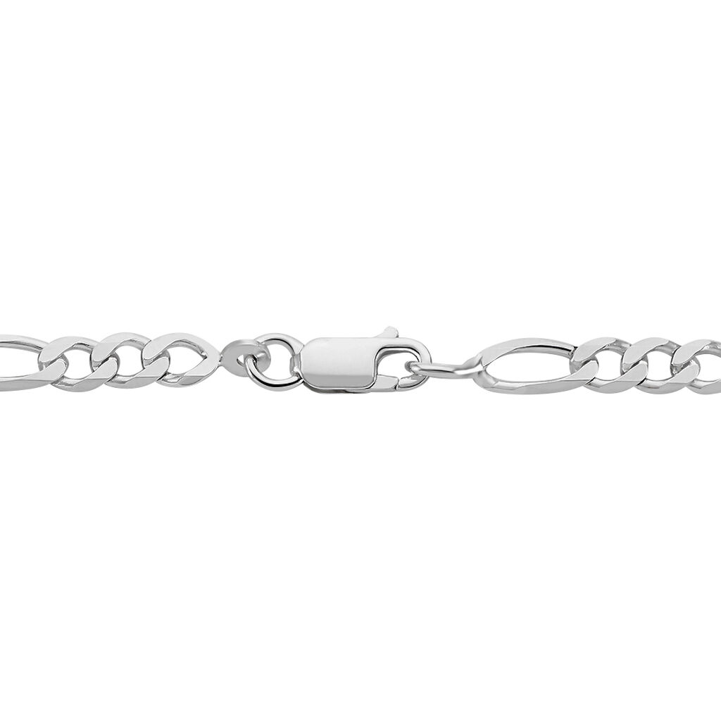 Collier Vivian Argent Blanc - Chaines Homme | Histoire d’Or