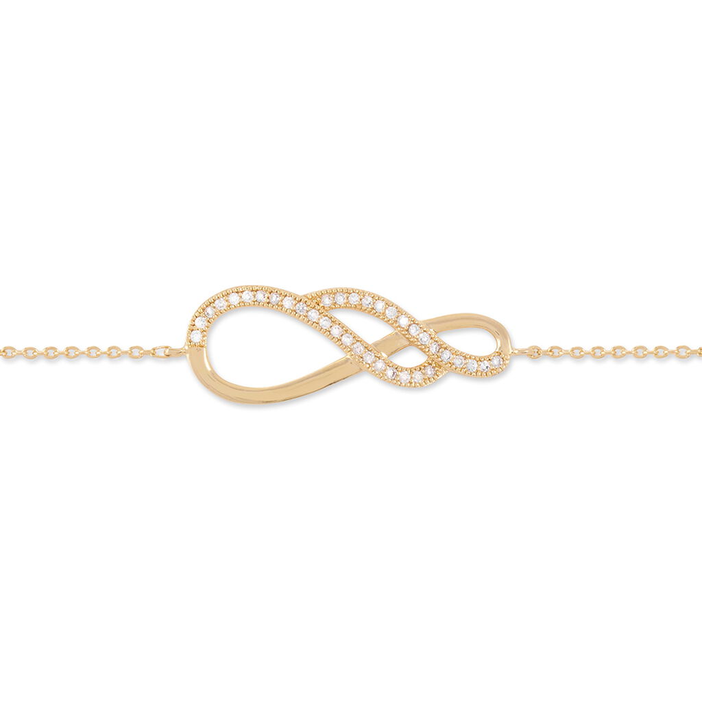 Bracelet Rajah Plaqué Or Jaune Oxyde De Zirconium - Bracelets Femme | Histoire d’Or