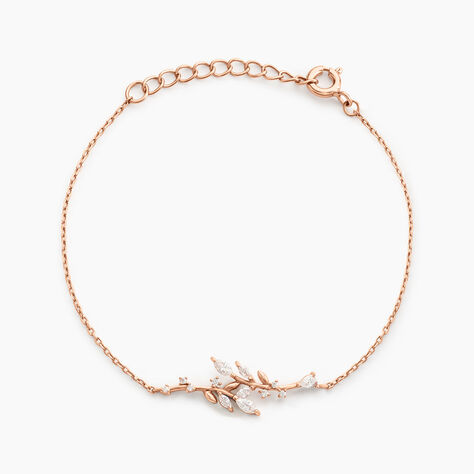 Bracelet Wendy Argent Rose Oxyde De Zirconium - Bracelets Femme | Histoire d’Or