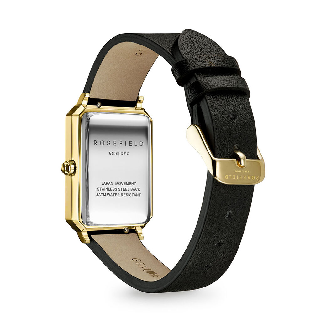 Montre Rosefield Octagon Noir - Montres Femme | Histoire d’Or