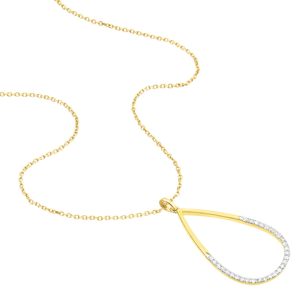 Collier Or Jaune Diamant - Colliers Femme | Histoire d’Or