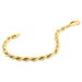 Bracelet Jerryenne Maille Corde Et Venitienne Or Bicolore - Bracelets chaîne Femme | Histoire d’Or