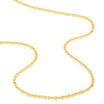 Collier Capucin Or Jaune Maille Marine Plate - Chaines Homme | Histoire d&rsquo;Or