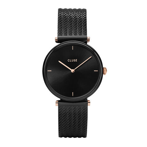 Montre Cluse Triomphe Noir - Montres Femme | Histoire d’Or