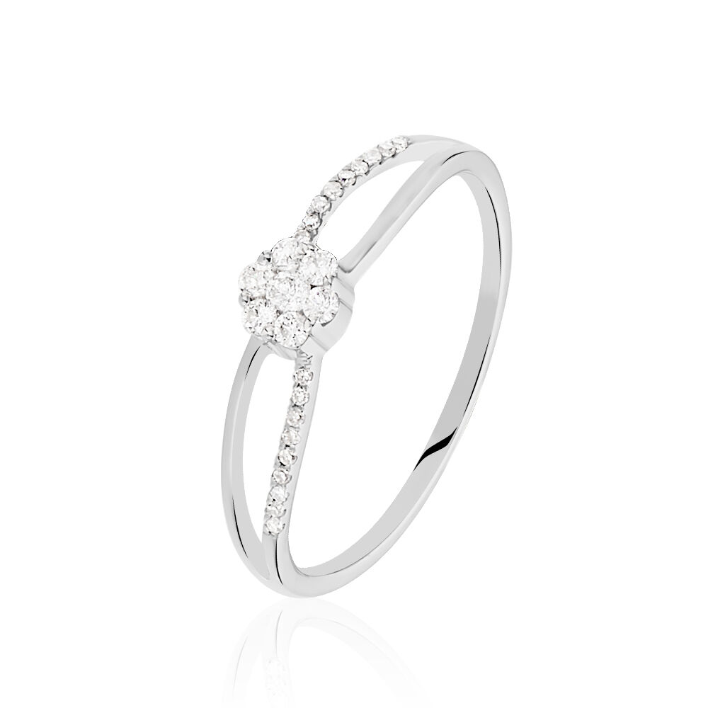 Bague Solitaire Odenia Or Blanc Diamant de modèles Bague Solitaire Odenia Or Blanc Diamant de modèles
