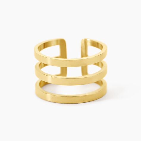 Bague Ajustable Adel Acier Dor&eacute; - Bagues fantaisie Femme | Histoire d&rsquo;Or