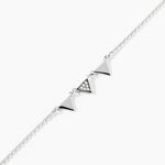 Bracelet Bartoumieu Argent Blanc Oxyde De Zirconium - Bracelets Femme | Histoire d&rsquo;Or