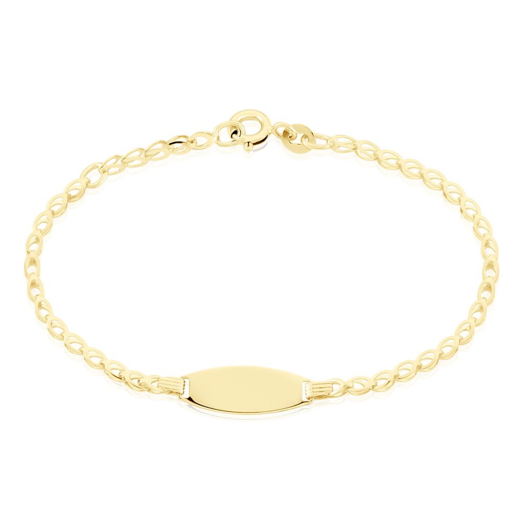 Bracelet Identitée Marcel Or Jaune - Bracelets Communion Enfant | Histoire d’Or