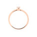 Bague Solitaire Natalia Or Rose Diamant - Bagues solitaires Femme | Histoire d’Or