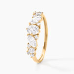 Bague Sparkle Or Jaune Oxyde De Zirconium - Bagues solitaires Femme | Histoire d&rsquo;Or
