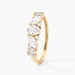 Bague Gatsby Or Jaune Oxyde De Zirconium - Bagues solitaires Femme | Histoire d’Or