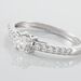 Bague Eliisa Or Blanc Diamant - Bagues solitaires Femme | Histoire d’Or