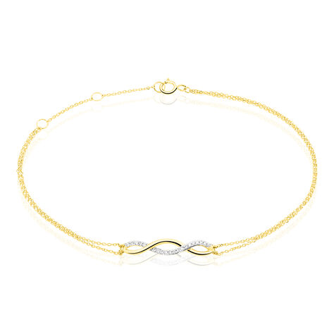 Bracelet Nucia Or Jaune Diamant - Bracelets Femme | Histoire d’Or