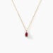 Collier Juliettina Or Jaune Rubis Diamant - Colliers Femme | Histoire d’Or