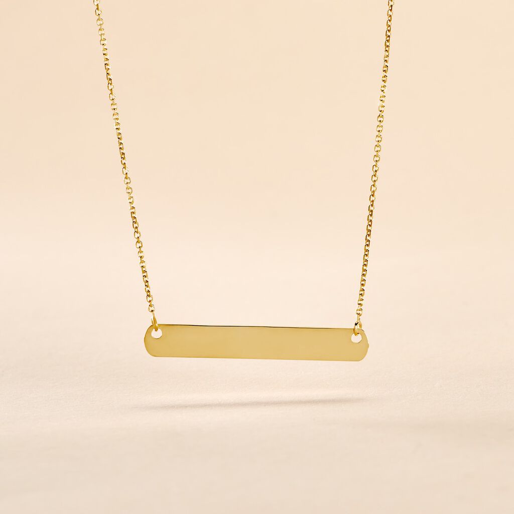 Collier Beavis Or Jaune - Cadeaux de naissance Femme | Histoire d’Or