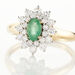 Bague Ivan Or Jaune Emeraude Et Diamant - Bagues solitaires Femme | Histoire d’Or