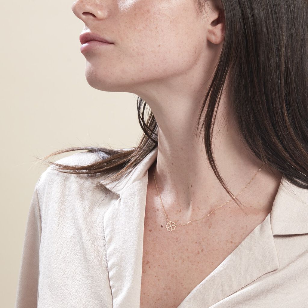 Collier Aquilegia Or Jaune - Colliers Femme | Histoire d’Or
