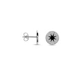 Boucles D'oreilles Puces Argent Blanc Winston Oxydes De Zirconium - Boucles d'oreilles fantaisie Femme | Histoire d&rsquo;Or