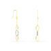 Boucles D'oreilles Pendantes Lucette Or Bicolore - Boucles d'oreilles pendantes Femme | Histoire d’Or
