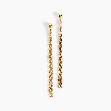 Boucles D'oreilles Pendantes Luminara Or Jaune - Boucles d'oreilles pendantes Femme | Histoire d’Or