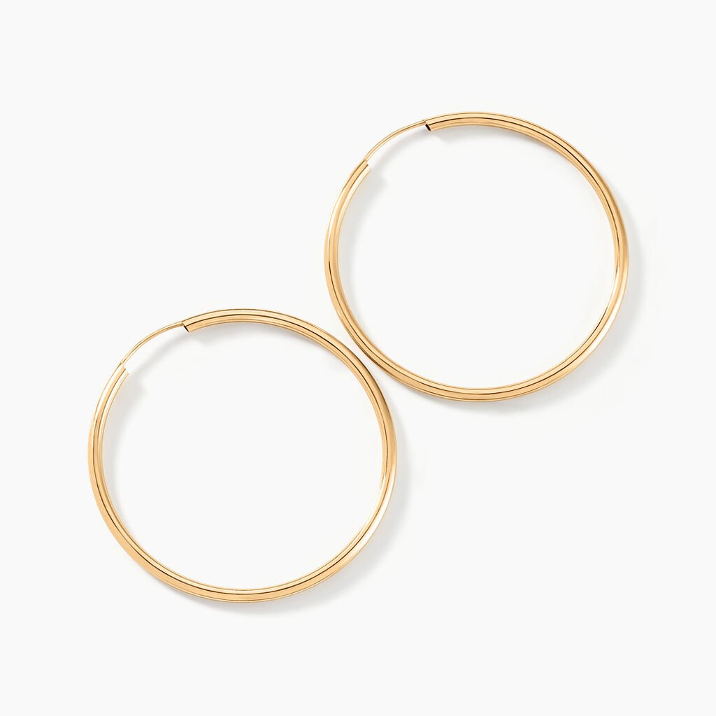 Cr&eacute;oles Valencina Or Jaune - Boucles d'oreilles cr&eacute;oles Femme | Histoire d&rsquo;Or