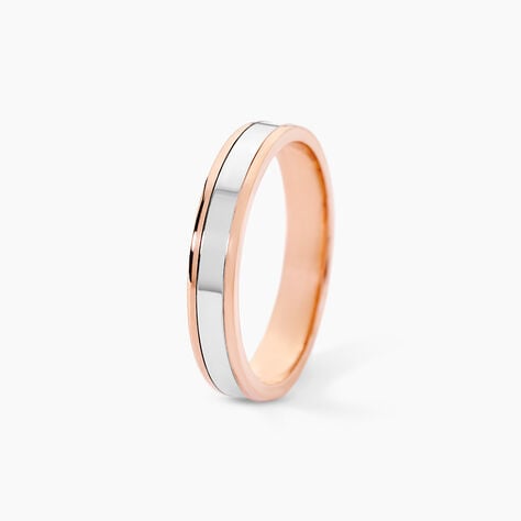 Alliance Hevan Ruban Or Bicolore - Alliances Unisex | Histoire d&rsquo;Or