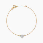 Bracelet Eclat D'amour Or Jaune Oxyde De Zirconium - Bracelets Femme | Histoire d&rsquo;Or