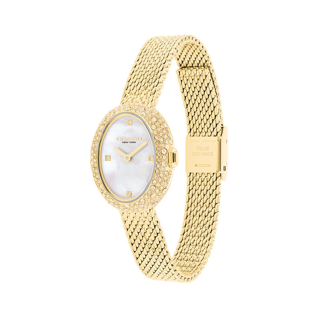 Montre Coach Sammy Nacre Blanche - Montres Femme | Histoire d&rsquo;Or