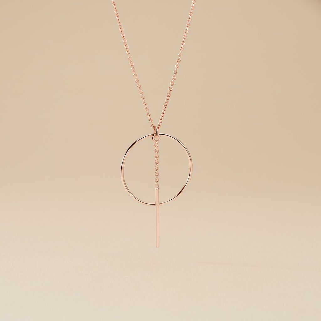 Collier Argent Rose Enissa - F&ecirc;te des m&egrave;res Femme | Histoire d&rsquo;Or