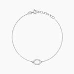 Bracelet Linnea Argent Blanc Oxyde De Zirconium - Bracelets Femme | Histoire d&rsquo;Or
