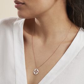 Collier Alexine Argent Rose Oxyde De Zirconium - Sautoirs Femme | Histoire d’Or