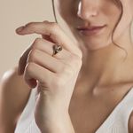 Chevali&egrave;re Plaqu&eacute; Or Crepinien Oxyde De Zirconium - Bagues solitaires Femme | Histoire d&rsquo;Or