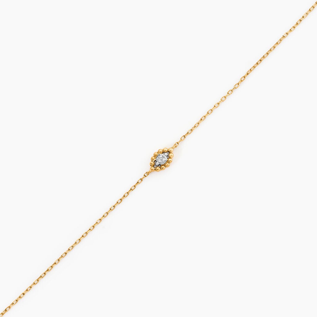 Bracelet Mon Premier Diamant Or Jaune Diamant - Bracelets Femme | Histoire d&rsquo;Or