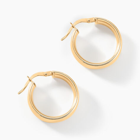 Créoles Terezia Or Jaune - Boucles d'oreilles créoles Femme | Histoire d’Or