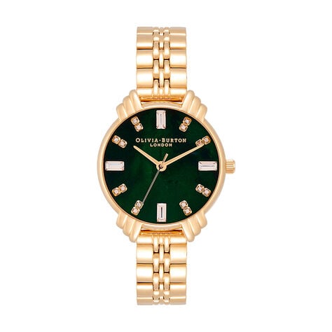 Montre Olivia Burton Art Deco Vert - Montres Femme | Histoire d&rsquo;Or