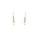 Boucles D'oreilles Pendantes Ainhoa Or Tricolore Diamant - Boucles d'oreilles pendantes Femme | Histoire d’Or