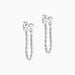 Boucles D'oreilles Pendantes Argent Blanc Renae - Boucles d'oreilles fantaisie Femme | Histoire d’Or