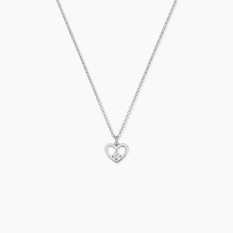 Collier Argent Sabino Oxydes De Zirconium - Colliers fantaisie Femme | Histoire d&rsquo;Or