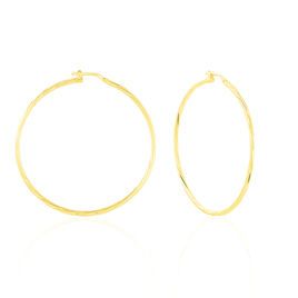 Créoles Youri Or Jaune - Boucles d'oreilles créoles Femme | Histoire d’Or
