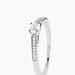 Bague Finella Platine Blanc Diamant - Bagues solitaires Femme | Histoire d’Or