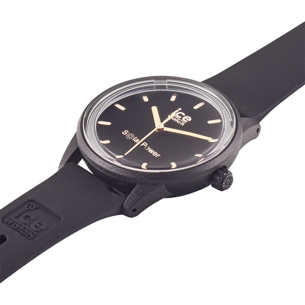 Montre Ice Watch Solar Power Noir - Montres solaires Femme | Histoire d&rsquo;Or