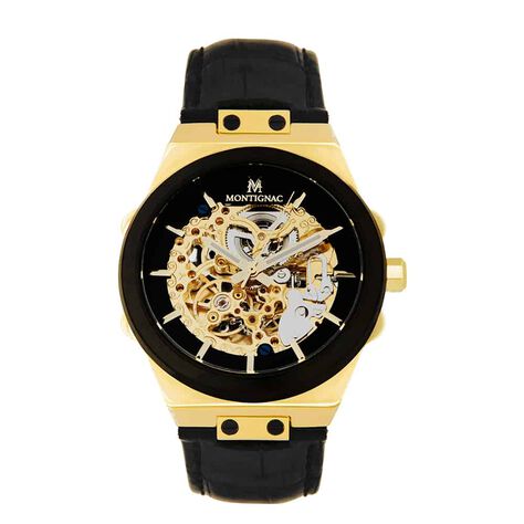 Montre Montignac M Automatique Noir - Montres Homme | Histoire d’Or