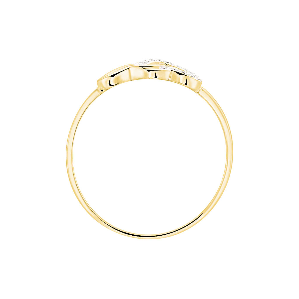 Bague Wydad Or Jaune Diamant - Bagues avec pierre Femme | Histoire d&rsquo;Or